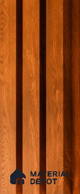 Exterior Grade 9 ft x 5.35 inch AX 7 PVC Membrane Finish Composite Polymer Louvers PN 05840 - 20 mm