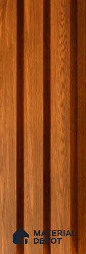 Exterior Grade 9 ft x 4.5 inch AZ 15 PVC Membrane Finish Composite Polymer Louvers PN 05842 - 14.5 mm
