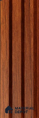Exterior Grade 9 ft x 4.5 inch AZ 16 PVC Membrane Finish Composite Polymer Louvers PN 05843 - 14.5 mm