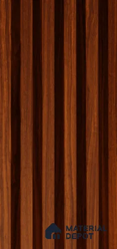 Exterior Grade 9 ft x 4.5 inch AY 20 PVC Membrane Finish Composite Polymer Louvers PN 05846 - 14.5 mm