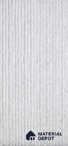 Ice White PU Stone Panel 4 ft x 2 ft Flowing Water Series | PN 05864 AR Frost Stone Interior Grade PU Stone Panel | Thickness Varies from 25 mm - 35 mm | Width is Subjected to 5% Variation