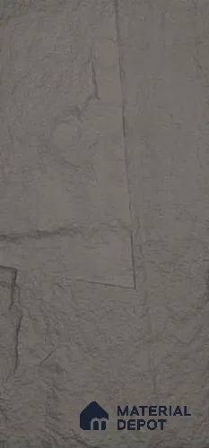 Grey PU Stone Panel 4 ft x 2 ft Shanton Stone Series | PN 05864 BC Urban Slate Interior Grade PU Stone Panel | Thickness Varies from 65 mm - 75 mm | Width is Subjected to 5% Variation