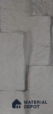 Grey PU Stone Panel 4 ft x 1.5 ft Greek Stone Series | PN 05864 CA Urban Slate Interior Grade PU Stone Panel | Thickness Varies from 75 mm - 85 mm | Width is Subjected to 5% Variation
