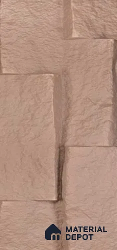 Brown PU Stone Panel 8 ft x 1.5 ft Greek Stone Series | PN 05864 CM Dune Stone Interior Grade PU Stone Panel | Thickness Varies from 75 mm - 85 mm | Width is Subjected to 5% Variation