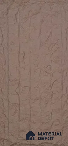 Brown PU Stone Panel 4 ft x 2 ft Japanese Stone Series | PN 05864 CU Dune Stone Interior Grade PU Stone Panel | Thickness Varies from 75 mm - 85 mm | Width is Subjected to 5% Variation