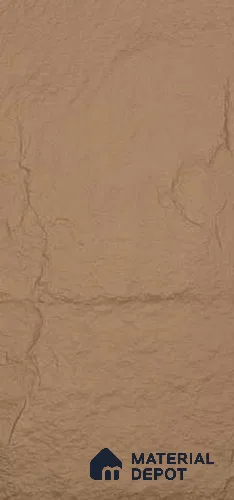 Beige PU Stone Panel 4 ft x 2 ft Madrid Stone Series | PN 05864 Q Earth Stone Interior Grade PU Stone Panel | Thickness Varies from 25 mm - 35 mm | Width is Subjected to 5% Variation