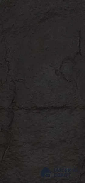 Black PU Stone Panel 4 ft x 2 ft Madrid Stone Series | PN 05864 S Forge Rock Interior Grade PU Stone Panel | Thickness Varies from 25 mm - 35 mm | Width is Subjected to 5% Variation