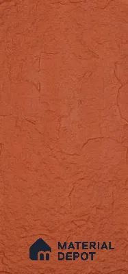 Pumpkin Orange PU Stone Panel 4 ft x 2 ft Berlin Stone Series | PN 05864 V Canyon Clay Interior Grade PU Stone Panel | Thickness Varies from 20 mm - 25 mm | Width is Subjected to 5% Variation