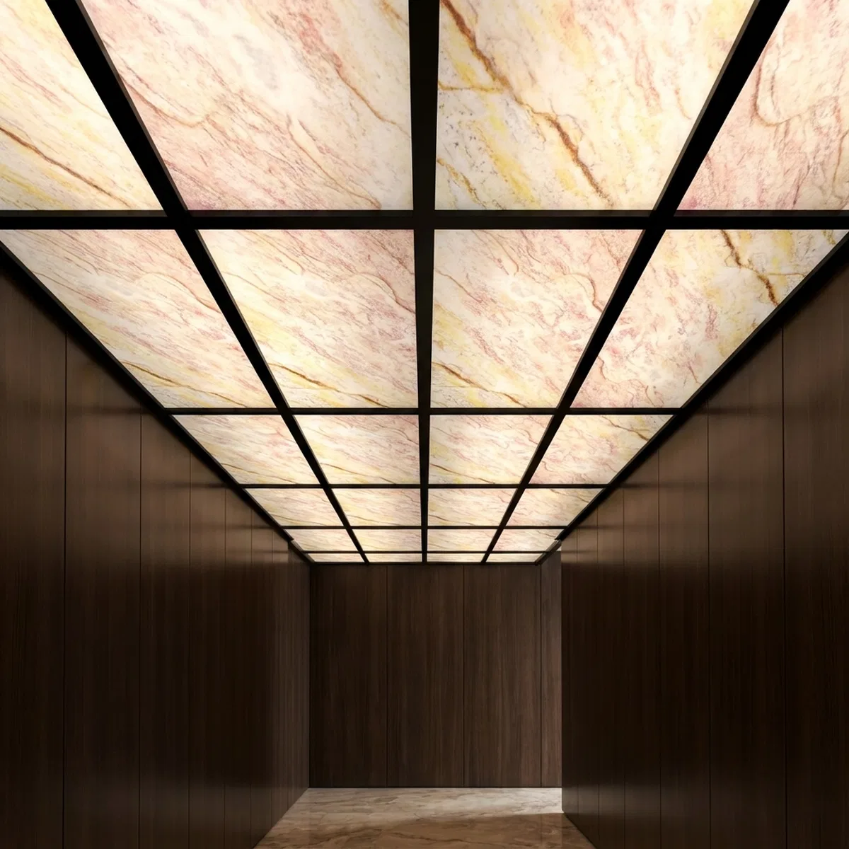 Multi Colour Marble Look Alabaster | Material Depot