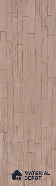 Brown PU Stone Panel 3.8 ft x 1 ft Mosaic Strips Series | PN 06154 AM Dune Stone Exterior Grade PU Stone Panel | Thickness Varies from 25 mm - 30 mm | Width is Subjected to 5% Variation