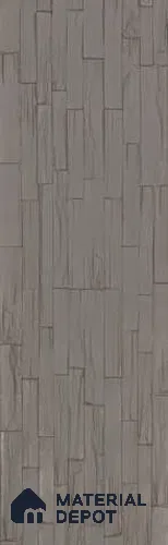 Grey PU Stone Panel 3.8 ft x 1 ft Mosaic Strips Series | PN 06154 AO Urban Slate Exterior Grade PU Stone Panel | Thickness Varies from 25 mm - 30 mm | Width is Subjected to 5% Variation