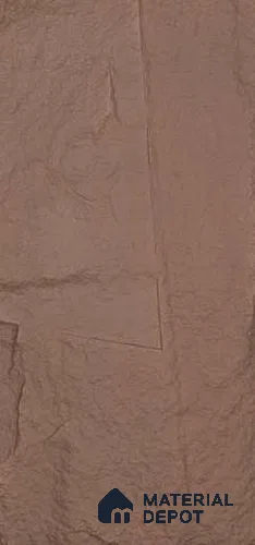 Brown PU Stone Panel 4 ft x 2 ft Shanton Stone Series | PN 06154 BA Dune Stone Exterior Grade PU Stone Panel | Thickness Varies from 65 mm - 75 mm | Width is Subjected to 5% Variation