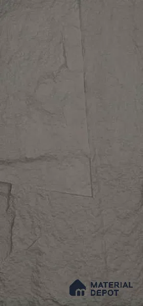 Grey PU Stone Panel 4 ft x 2 ft Shanton Stone Series | PN 06154 BC Urban Slate Exterior Grade PU Stone Panel | Thickness Varies from 65 mm - 75 mm | Width is Subjected to 5% Variation