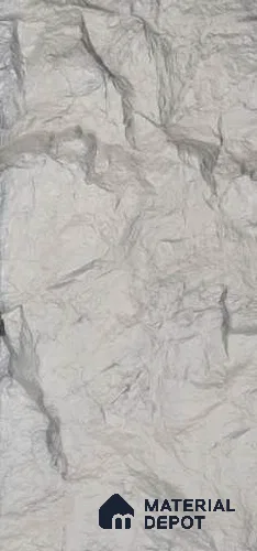 Cement grey PU Stone Panel 4 ft x 2 ft Turkey Stone Series | PN 06154 CH Urban Slate Exterior Grade PU Stone Panel | Thickness Varies from 75 mm - 85 mm | Width is Subjected to 5% Variation