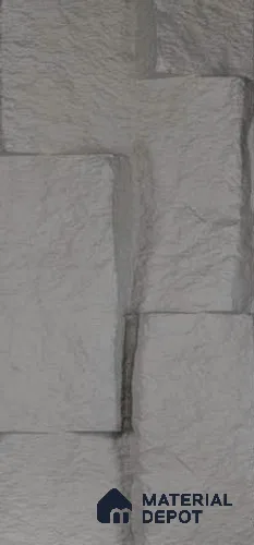 Grey PU Stone Panel 8 ft x 1.5 ft Greek Stone Series | PN 06154 CO Urban Slate Exterior Grade PU Stone Panel | Thickness Varies from 75 mm - 85 mm | Width is Subjected to 5% Variation