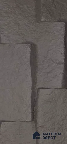 Grey PU Stone Panel 8 ft x 1.5 ft Greek Stone Series | PN 06154 CP Mist Brick Exterior Grade PU Stone Panel | Thickness Varies from 75 mm - 85 mm | Width is Subjected to 5% Variation