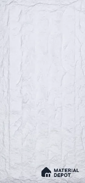 Ice White PU Stone Panel 4 ft x 2 ft Japanese Stone Series | PN 06154 CS Frost Stone Exterior Grade PU Stone Panel | Thickness Varies from 75 mm - 85 mm | Width is Subjected to 5% Variation