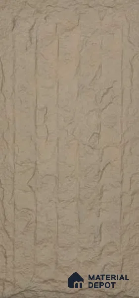 Beige PU Stone Panel 4 ft x 2 ft Japanese Stone Series | PN 06154 CT Earth Stone Exterior Grade PU Stone Panel | Thickness Varies from 75 mm - 85 mm | Width is Subjected to 5% Variation
