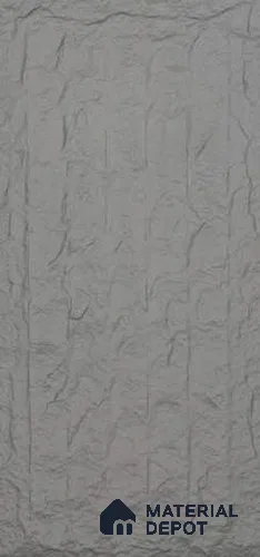 Grey PU Stone Panel 4 ft x 2 ft Japanese Stone Series | PN 06154 CW Urban Slate Exterior Grade PU Stone Panel | Thickness Varies from 75 mm - 85 mm | Width is Subjected to 5% Variation