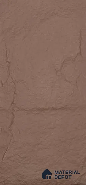 Brown PU Stone Panel 4 ft x 2 ft Madrid Stone Series | PN 06154 R Dune Stone Exterior Grade PU Stone Panel | Thickness Varies from 25 mm - 35 mm | Width is Subjected to 5% Variation