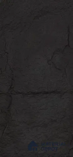 Black PU Stone Panel 4 ft x 2 ft Madrid Stone Series | PN 06154 S Forge Rock Exterior Grade PU Stone Panel | Thickness Varies from 25 mm - 35 mm | Width is Subjected to 5% Variation