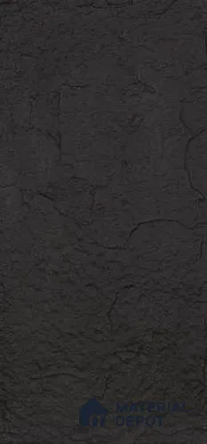 Black PU Stone Panel 4 ft x 2 ft Berlin Stone Series | PN 06154 Z Forge Rock Exterior Grade PU Stone Panel | Thickness Varies from 20 mm - 25 mm | Width is Subjected to 5% Variation