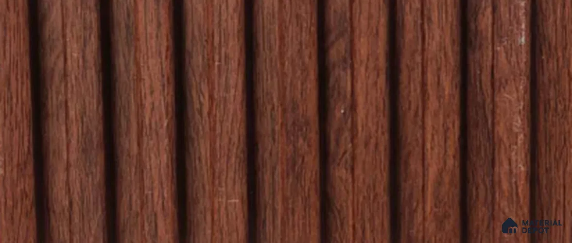 Brown Wood PN 07715 9.1 ft x 5 inch Charcoal Louvers/Panels - 12 mm | Suitable for Feature Wall, TV Unit & Living Room | Width is Subjected to 5% Variation