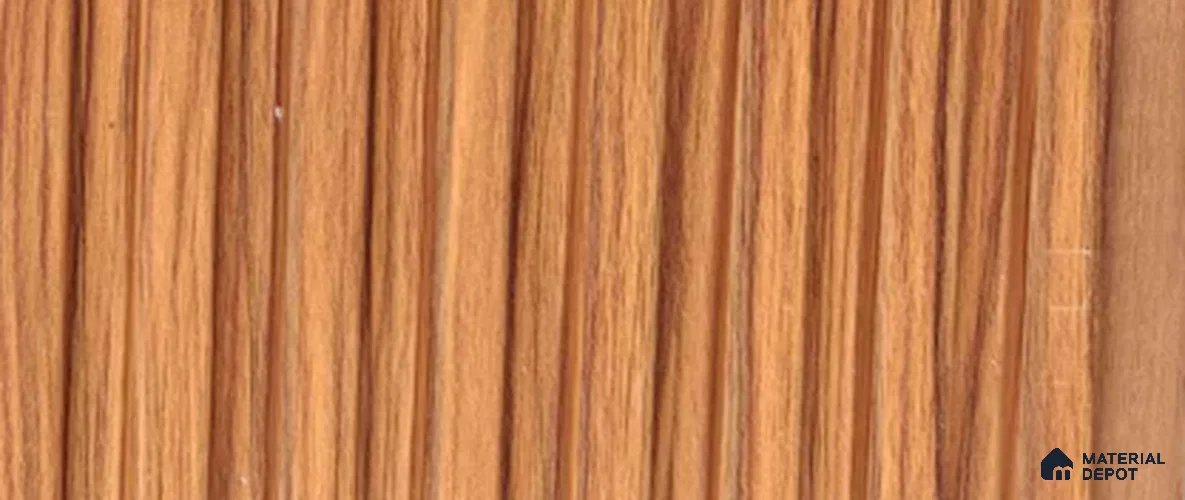Brown Wood PN 07717 9.1 ft x 5 inch Charcoal Louvers/Panels - 12 mm | Suitable for Feature Wall, TV Unit & Living Room | Width is Subjected to 5% Variation