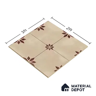 TL 04662 Prime MO Corus Beige 600x600 mm Matte Finish Vitrified Wall & Floor Tile - 9 mm (Sample)