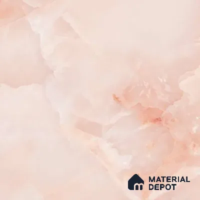 Marble Floor & Wall Tile TL 02178 B Malaga Pink 4 ft x 2 ft Prima Glossy Finish Vitrified Tile - 9 mm (Random 4)