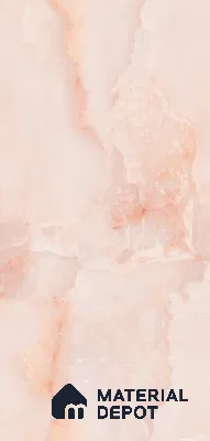 Marble Floor & Wall Tile TL 02178 B Malaga Pink 4 ft x 2 ft Prima Glossy Finish Vitrified Tile - 9 mm (Random 4)