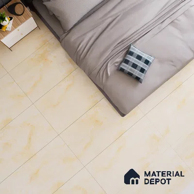 Marble Floor & Wall Tile TL 02178 A Prima Beige 4 ft x 2 ft Glossy Finish Vitrified Tile - 9 mm (Random 4)