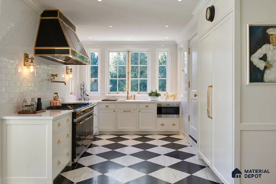 TL 04469 B Black 600 x 600 mm Punch Matte Finish Vitrified Tile - 9 mm