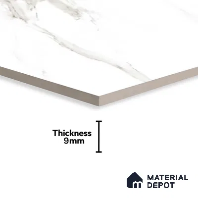 Marble Floor & Wall Tile TL 00955 Prizma Satvario 4 ft x 2 ft Glossy Finish Vitrified Tile - 9 mm | Suitable For living Room, Bedroom, Bathroom (Sample)