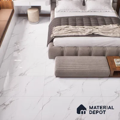 Marble Floor & Wall Tile TL 00955 Prizma Satvario 4 ft x 2 ft Glossy Finish Vitrified Tile - 9 mm | Suitable For living Room, Bedroom, Bathroom (Sample)