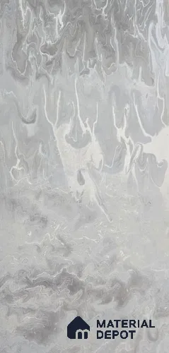 Grey Marble Look LM 22758 8 ft x 4 ft Texture Finish Decorative Laminate - 1 mm | Suitable for TV Unit, Wardrobe, Kitchen Cabinets