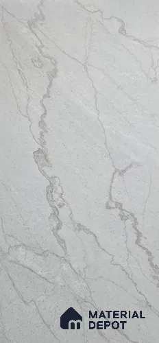 Grey Marble Look LM 22743 8 ft x 4 ft Texture Finish Decorative Laminate - 1 mm | Suitable for TV Unit, Wardrobe, Kitchen Cabinets