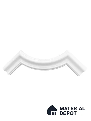 Ready To Install / DIY Finished PU Designer French Corner Wall Moulding Greenova PM 00286 | C/S 8 x 8 inch x 20 mm | Moulding width : 40mm | Adhesive Type Installation