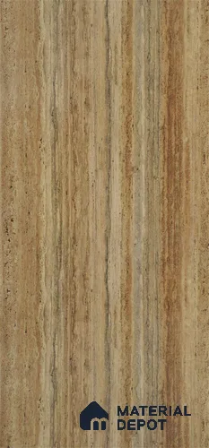 Brown Marble Look PU 1335 8 ft x 4 ft PU Finish Decorative Laminate - 1.25 mm | Suitable for TV Unit, Wardrobe, Kitchen Cabinets