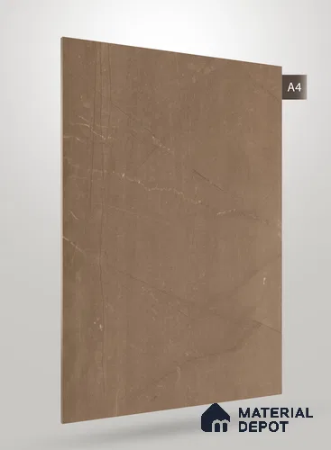 Brown Marble Look PU 1778 8 ft x 4 ft High Gloss Finish Decorative Laminate - 1.25 mm | Suitable for TV Unit, Wardrobe, Kitchen Cabinets