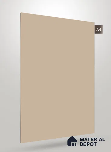 Brown Solid Colors Look PU 246 8 ft x 4 ft Super Matte Finish Decorative Laminate - 1 mm | Suitable for Living Room, Kitchen, Office