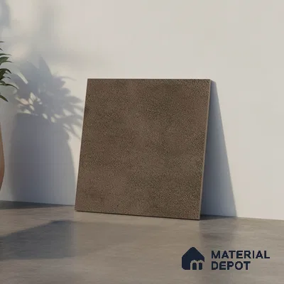 Parking Floor Tile TL 07544 Stonis Brown 400x400 mm Matte Finish Vitrified Tile - 12 mm | Pattern Alignment May Vary | 2-3 mm Spacer is Mandatory
