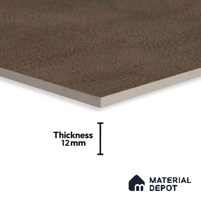 Parking Floor Tile TL 07544 Stonis Brown 400x400 mm Matte Finish Vitrified Tile - 12 mm | Pattern Alignment May Vary | 2-3 mm Spacer is Mandatory