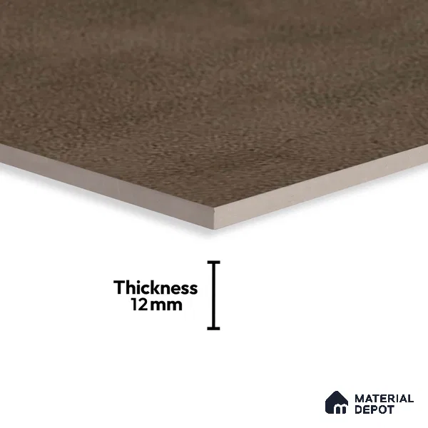 Parking Floor Tile TL 07544 Stonis Brown 400x400 mm Matte Finish Vitrified Tile - 12 mm | Pattern Alignment May Vary | 2-3 mm Spacer is Mandatory