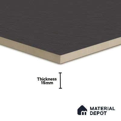 Punch Parking Floor Tile TL 06158 D Stonage Negro 400 x 400 mm Vitrified Punch Matte Finish - 15 mm | 4 Random Design | Suitable For Outdoor Parking, Terrace, Balcony (Sample)