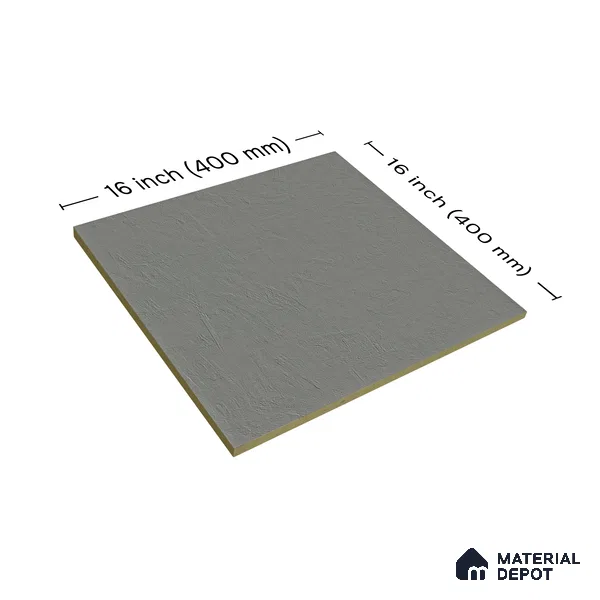 Punch Parking Floor Tile TL 06158 H Stonage Pine 400 x 400 mm Vitrified Punch Matte Finish - 15 mm | 4 Random Design | Suitable For Outdoor Parking, Terrace, Balcony (Sample)