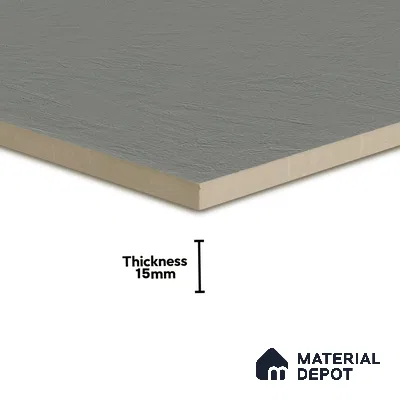 Punch Parking Floor Tile TL 06158 H Stonage Pine 400 x 400 mm Vitrified Punch Matte Finish - 15 mm | 4 Random Design | Suitable For Outdoor Parking, Terrace, Balcony (Sample)