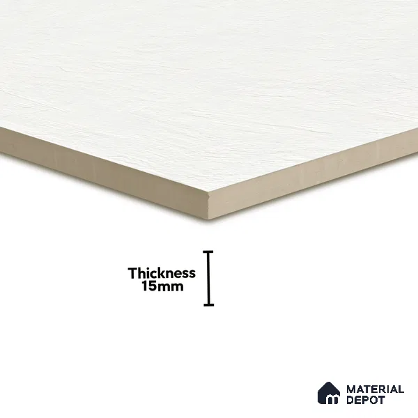 Punch Parking Floor Tile TL 06158 Stonage Bianco 400 x 400 mm Vitrified Punch Matte Finish - 15 mm | 4 Random Design | Suitable For Outdoor Parking, Terrace, Balcony (Sample)