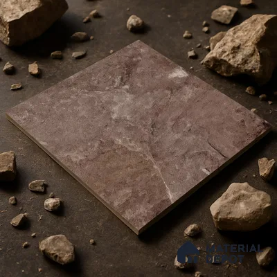 Punch Stone Floor Tile TL 05355 C Strada Bruno Marise 16 inch x 16 inch Vitrified Punch Matte Finish - 12 mm | Suitable for Parking, Balcony, Courtyard, Patio, Terrace | Pattern Alignment May Vary | 2-3 mm Spacer is Mandatory (Sample)