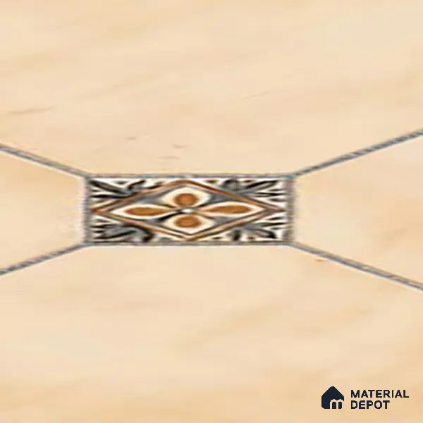 Punch Tile TL 04804 B Rustique Elegance Minimalist Cream 16 x 16 inch Vitrified Matte Finish - 12 mm | Suitable for Parking, Terrace, Balcony, Courtyard | Heavy Duty Digital Anti Skid Parking Floor | Pattern Alignment May Vary | 2-3 mm Spacer is Mandatory